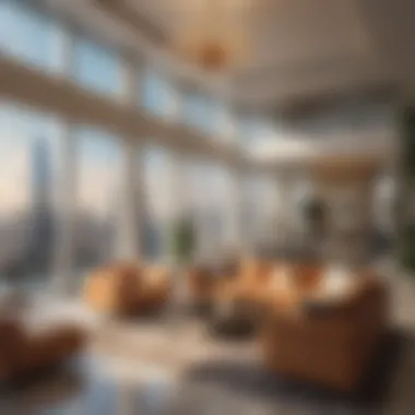 Luxury Living within Al Ameer Tower Interior design showcasing luxury amenities in Al Ameer Tower