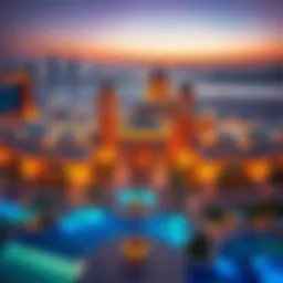 Aerial view showcasing the architectural beauty of Al Furjan