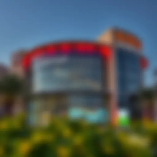 Exterior view of Al Noor Polyclinic showcasing its modern architecture