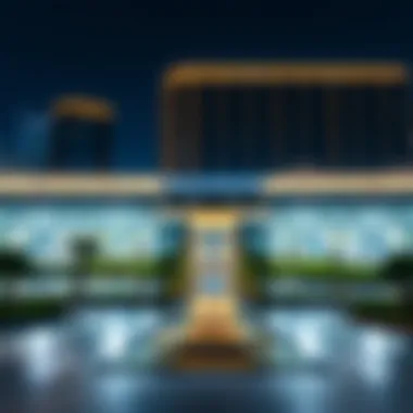 Architectural Marvels in Academic City Modern architecture of the university buildings within Dubai International Academic City reflecting innovation and culture.