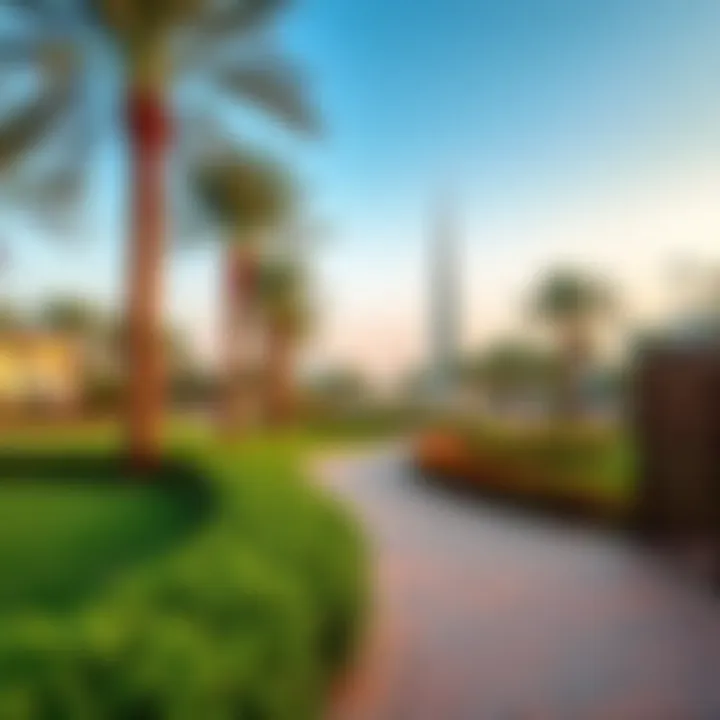 Community park in Al Qusais