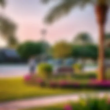 Community Park Offering Green Spaces in Al Wasl North Heights A serene park area perfect for community gatherings