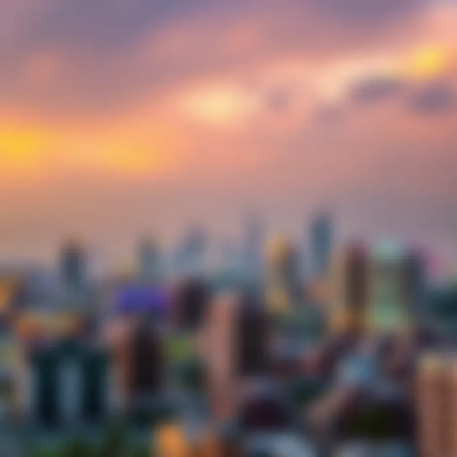A panoramic view of Al Wasl North Heights showcasing the skyline