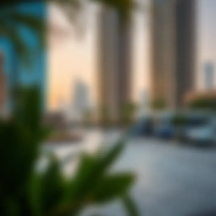 Community spaces around Marina Pinnacle promoting urban lifestyle