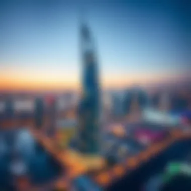 Marina Pinnacle: A Beacon of Urban Elegance Marina Pinnacle against the backdrop of Dubai's skyline