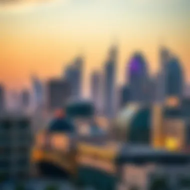 Dubai's Architectural Marvels Stunning skyline of Dubai showcasing modern architecture