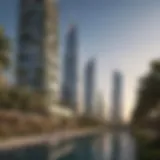 Stunning skyline view of Emaar The Greens showcasing modern architecture