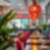Aesthetic view of Friends Avenue Cafe's interior
