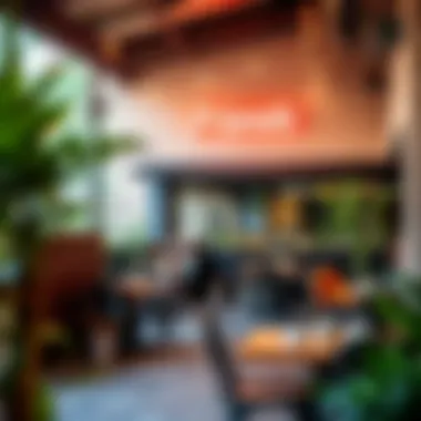 Inviting Outdoor Area of Friends Avenue Cafe Outdoor seating area of Friends Avenue Cafe