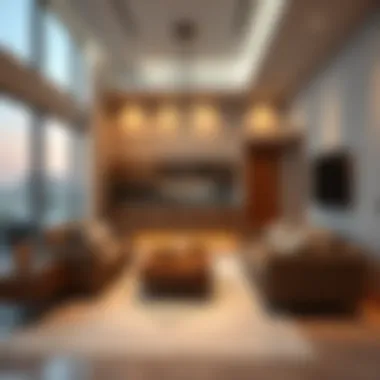 Contemporary Living in Jabel Ali Interior of a modern residential space in Jabel Ali