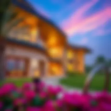 Elegant Clubhouse of Jumeirah Golf Luxurious clubhouse at Jumeirah Golf with modern architecture