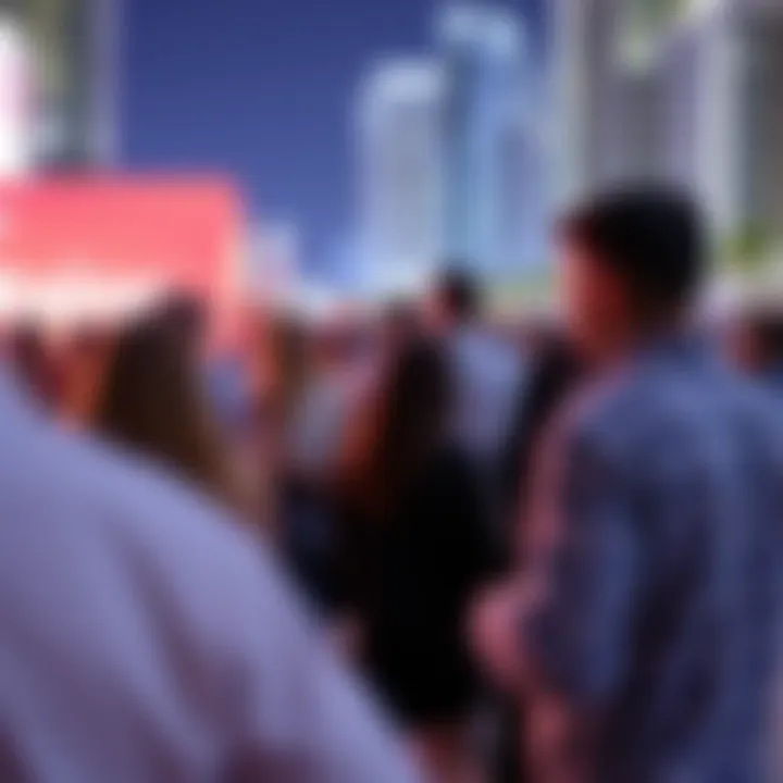 Vibrant community event at Jumeirah Lake Towers