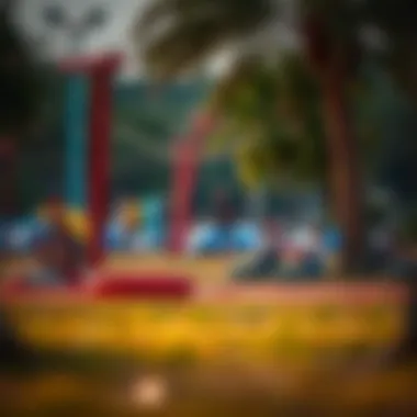 Visitors enjoying recreational activities in the vibrant atmosphere of Mushrif Park.