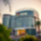 Modern facade of RAK Bank in Silicon Oasis