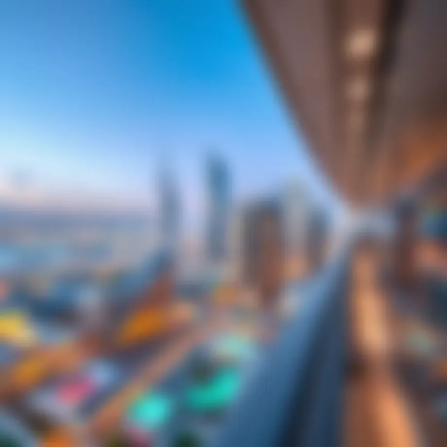 A panoramic view of the South Dubai skyline showcasing modern architecture