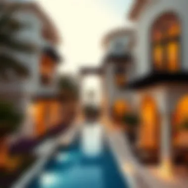 Intricate Architectural Details of Luxury Villas Architectural details of a luxury villa in Sunset Residence