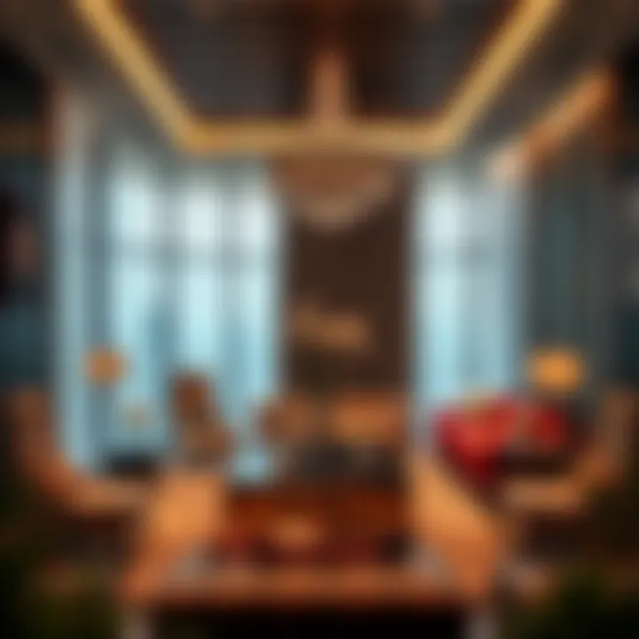 Luxurious residential interiors highlighting contemporary design in Dubai