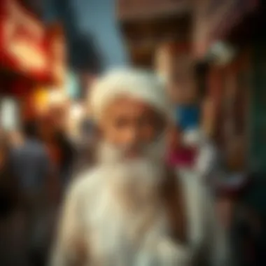 Artistic Representation of Haji Sahab Satwa Artistic representation of Haji Sahab Satwa in local context.