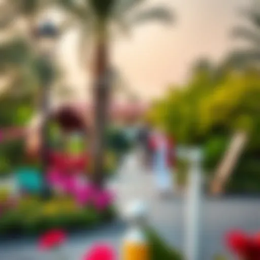 Vibrant community park in Dubai