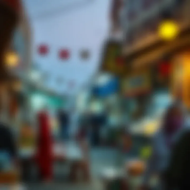 Local market showcasing Dubai culture