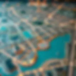 A detailed map of Dubai Silicon Oasis showcasing key landmarks and routes