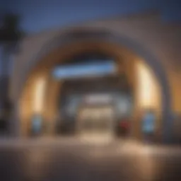 Dubai Silicon Oasis metro station entrance