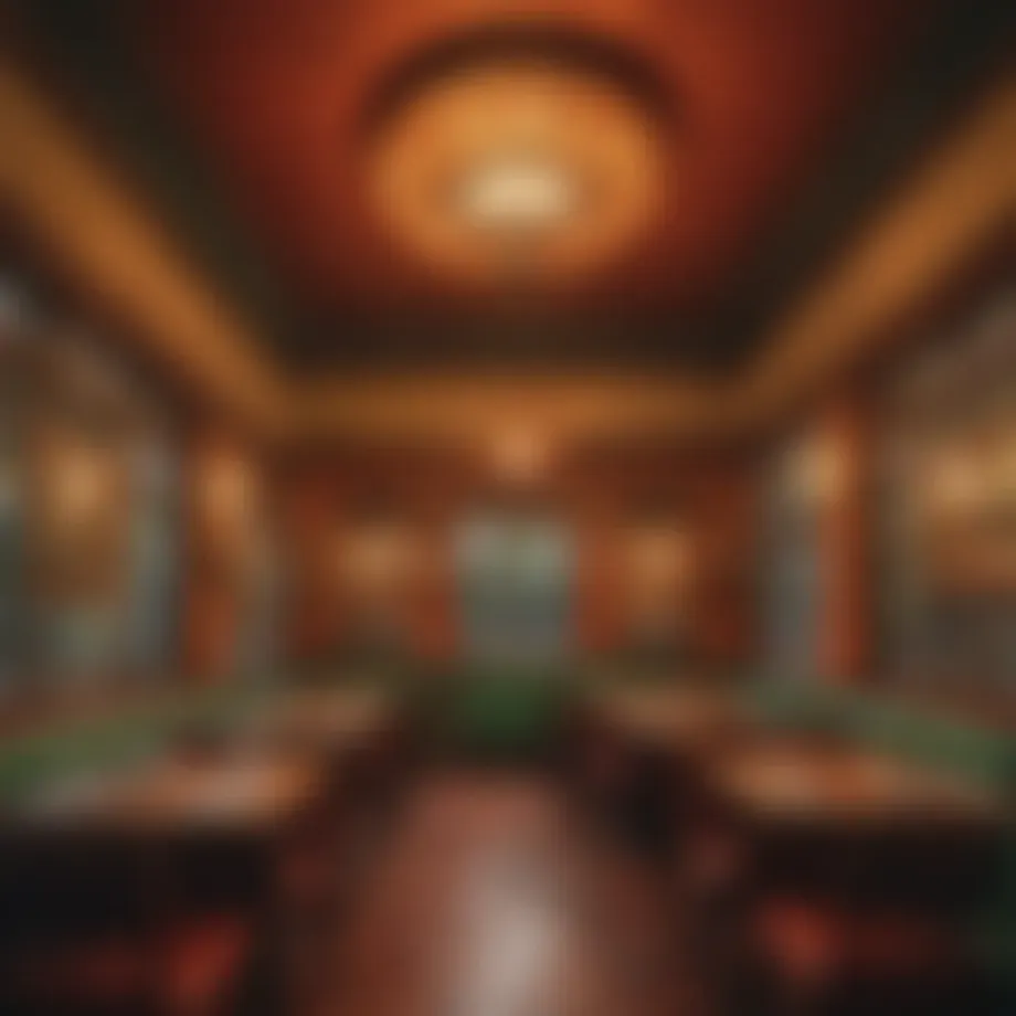 Interior view showcasing the vibrant decor of Pak Jinnah Restaurant