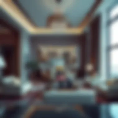 Luxurious Interiors of Samari Residence Interior design elements highlighting luxury in Samari Residence