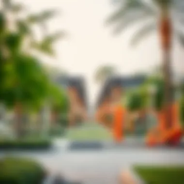 Local park within The Greens featuring recreational facilities and lush landscaping
