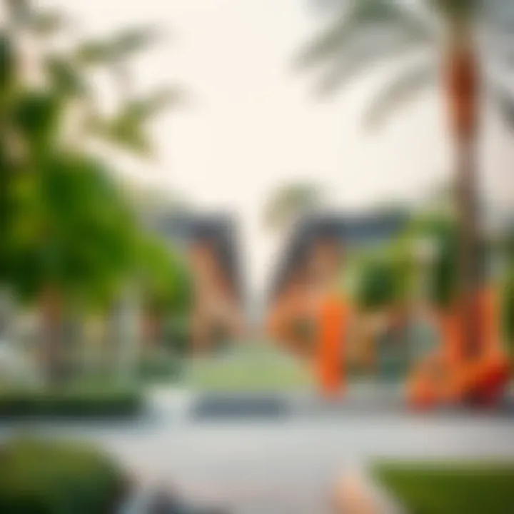 Local park within The Greens featuring recreational facilities and lush landscaping