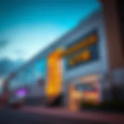Exterior of The Warehouse Gym showcasing modern architecture