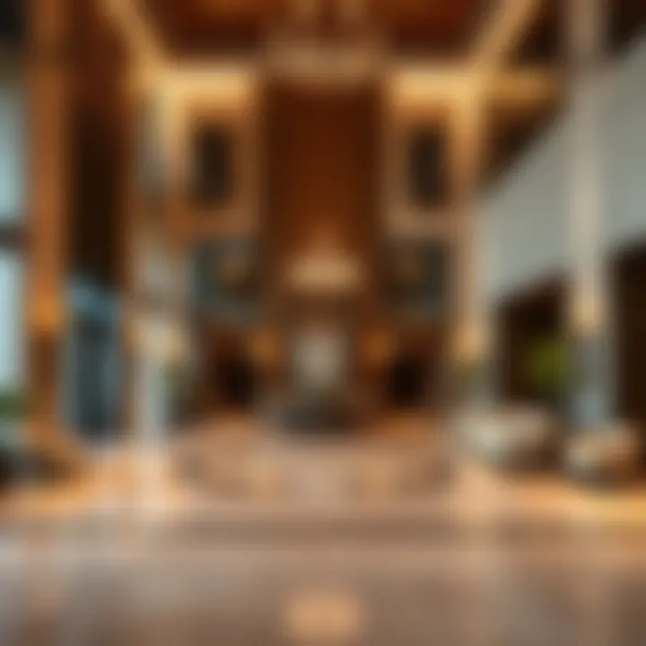 Elegant lobby area highlighting sophisticated design and ambiance