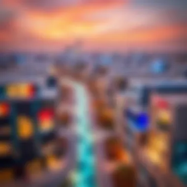 Panoramic view of Arjan showcasing modern architecture