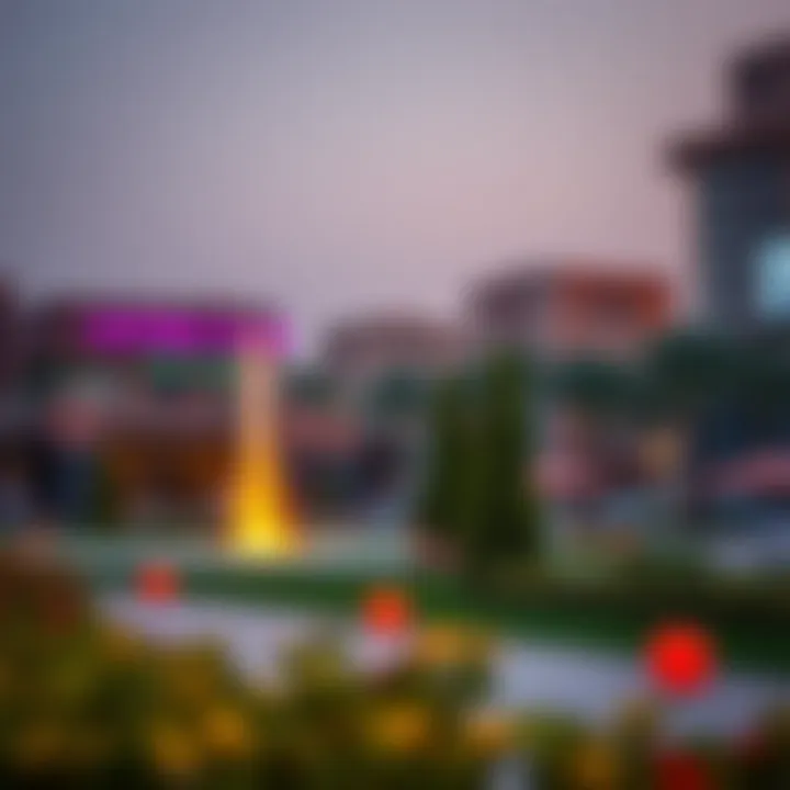 Amenities and recreational spaces available in International City